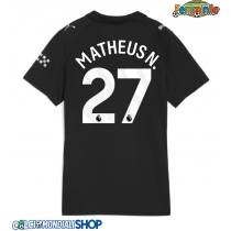 Maglie da calcio Manchester City Matheus Nunes #27 Seconda Maglia Femminile 2025-26 Manica Corta